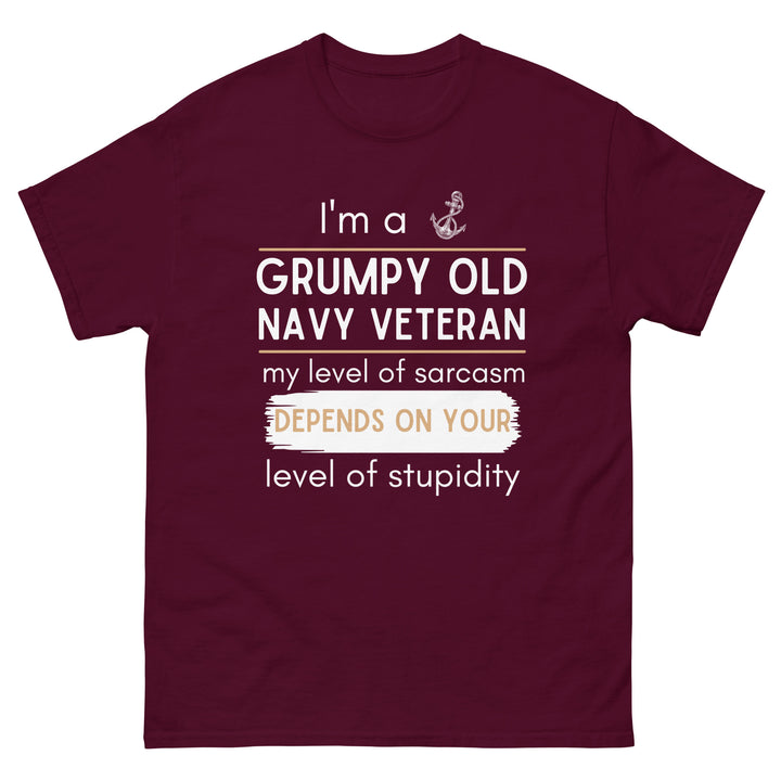 I'm a grumpy old navy veteran Unisex T-Shirt