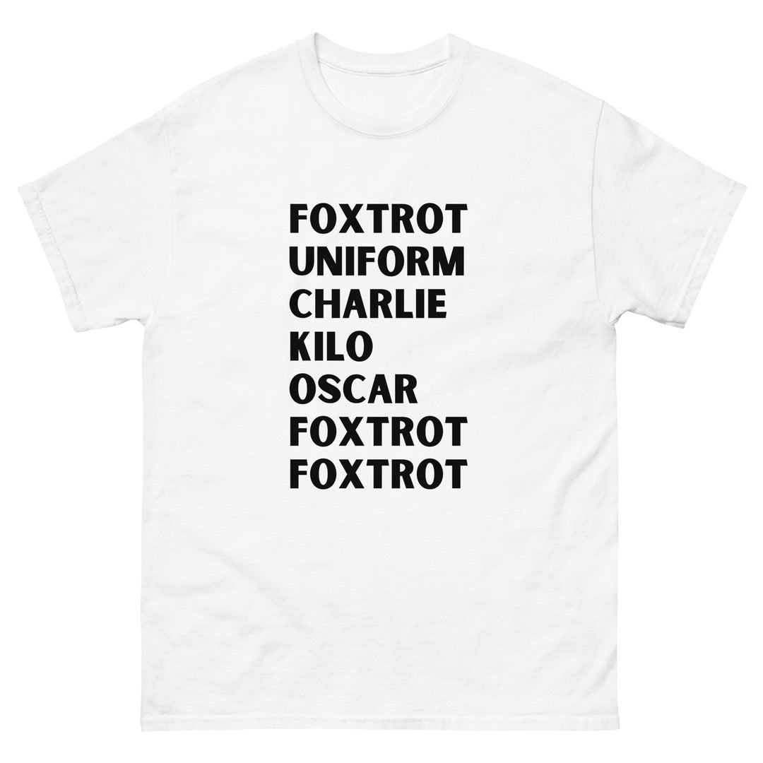 Phonetic Alphabet Fuck Off T-Shirt