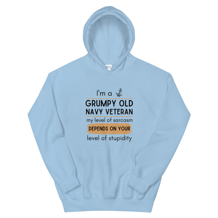 I'm a grumpy old navy veteran Unisex Hoodie