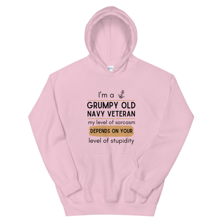 I'm a grumpy old navy veteran Unisex Hoodie