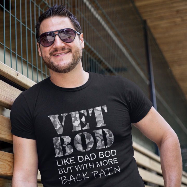 Vet Bod Grey Camo T-Shirt